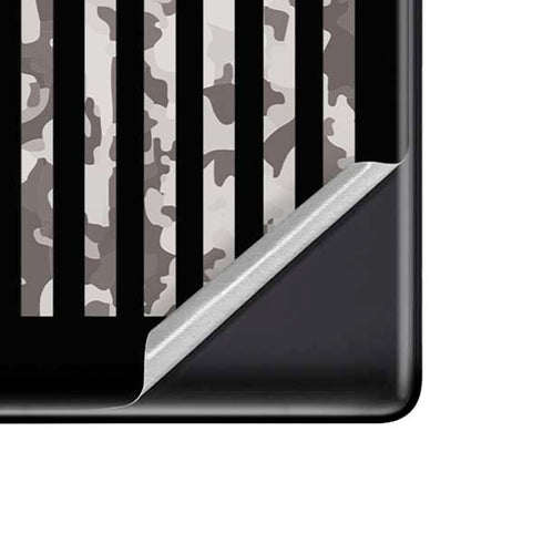 Black and White Camo American Flag Google Pixel 6 Skin